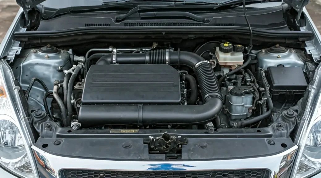 Revisión del motor 1.2 de un Chevrolet Spark GT usado durante un peritaje